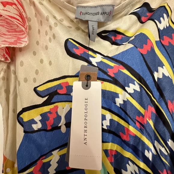 Anthropologie Conditions Apply Floral Dress, size large, multicolored - Picture 2 of 4